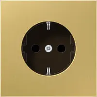 JUNG ME 1520 C Steckdose Typ F Messing (ME1520C)