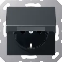JUNG Presa SCHUKO antracite opaco A 1520 BFKIKL ANM (A1520BFKIKLANM)