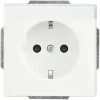 Busch-Jaeger Inserto per presa SCHUKO, con campo di etichettatura 20 EUCNB-884 bianco studio opaco