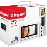 Legrand , EASYKIT, sistema di videosorveglianza interno essenziale, monitor a colori ad alta definizione da 7 pollici, sensore