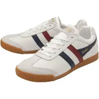 Gola Harrier Leather Sneaker Uomo (43, grigio)