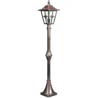 ALBERT LEUCHTEN Lampione 772 stile rustico marrone-ottone