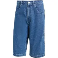 Adidas Pantaloni corti Adicolor Denim Firebird Shorts uomini - Blu - US 36