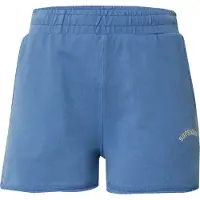 Superdry per donna. W7110462A Pantaloncini essenziali tinti di blu (36), Casual, Cotone
