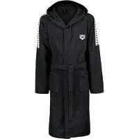 Arena Accappatoio sportivo 'TEAM STRIPE' nero / bianco