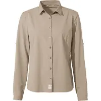 Vaude Women's Rosemoor L/S Shirt IV Camicetta Donna (34, beige)