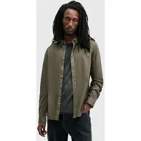 AllSaints Hawthorne Ls Shirt Cage Brown Taglia: XS | Camicie Casual Outlet | Uomo | Marrone