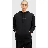 AllSaints Bones Oth Hoody Washed Black Taglia: XS | Felpe con cappuccio Outlet | Uomo | Nero