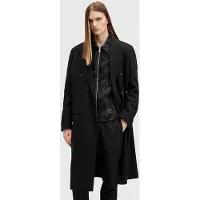 AllSaints Arcade Coat Black Taglia: 34 | Cappotti doppiopetto Outlet | Uomo | Nero