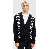 AllSaints Scripture Cardigan Black Taglia: XS | Cardigan Outlet | Uomo | Nero