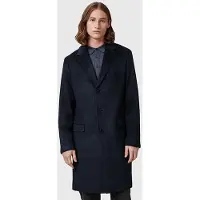 AllSaints Hal Coat Nite Blue Taglia: 34 | Cappotti monopetto Outlet | Uomo | Blu