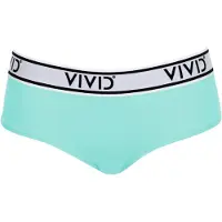 Vivid Slip bikini acqua / grigio chiaro / nero