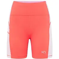 Kari Traa Women's Linnea Shorts Leggings Donna (XS, rosso)