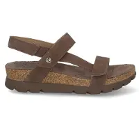 Panama jack Women's Selma Velour Sandali Donna (41, marrone/beige)