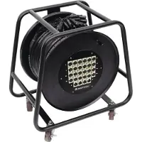 Omnitronic Multicore-Kabeltrommel 24IN/4OUT, XLR 30m