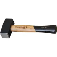 Format Formato Martello a mazza DIN6475 con manico in hickory 1500g