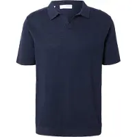 Selected Camicia Polo In Maglia Uomini Blu XL