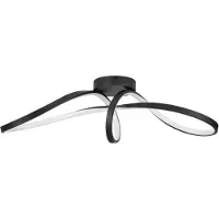 Eglo connect Plafoniera LED Calarossa-Z, nero, alluminio