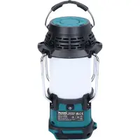 Makita DMR 055 RF radio a batteria 18 V FM con lanterna 360° torcia + 2x batteria ricaricabile 3,0 Ah + caricatore
