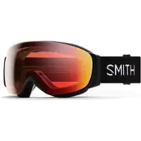 Smith - Maschera da sci/snow fotocromatica - I/O Mag S Black Chromapop Pro Photochromic Red Mirror - Nero