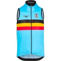 Bioracer Belgium Icon Wind Gilet Gilet da ciclismo Uomo (S, blu)