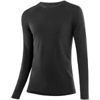 Löffler Shirt L/S Transtex Merino Intimo lana merinos Uomo (56, nero)