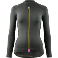 Assos Women's Spring Fall L/S Skin Layer P1 Maglietta tecnica ciclismo Donna (XL/XXL, grigio)