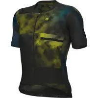 ALÉ PR-E Atmosfera Jersey Maglietta da ciclismo Uomo (M, nero)