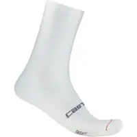 Castelli Espresso 18 Sock Calze da ciclismo (36-39, bianco/grigio)