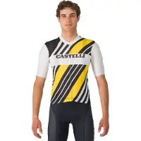 Castelli Heritage Jersey Maglietta da ciclismo Uomo (XXL, grigio)