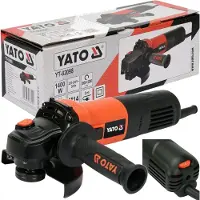 YATO Smerigliatrice angolare da 125 mm, 1400 W, con controllo della velocità