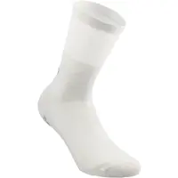 Q36.5 Clima Socks Calze da ciclismo (36-39, bianco/grigio)