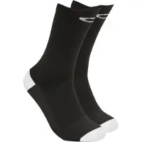 Oakley Seeker Long Sock Calze da ciclismo Uomo (39-41, nero)