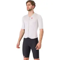 Castelli Free Sanremo Tri Suit S/S Tuta ciclismo intera Uomo (S, grigio)