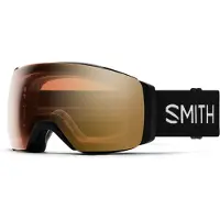 Smith - Maschera da sci/snow fotocromatica - I/O Mag Xl Black Chromapop Pro Photochromic Gold Mirror - Nero