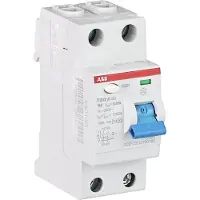 ABB F202A-1601 - Fehlerstromschutz-Schalter, Typ A, 16 A, 10 mA (F202A-16/0,01)