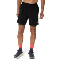 Asics Road 2-n-1 7'' Short Pantaloncini da running Uomo (S, nero)