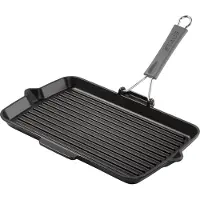 Staub Padella Griglia Quadrata Induzione 24x36 Cm