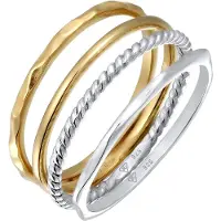 Elli Anello 'Bi-Color' oro / argento