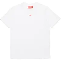 Diesel T-shirt in cotone con logo Oval D