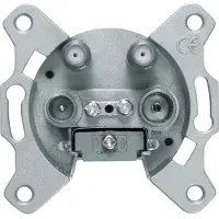 Hager Presa singola per antenna a 4 fori, da incasso