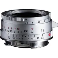 Voigtländer Color-Skopar f/2.8 28mm VM obiettivo asferisch, tipo II, argento