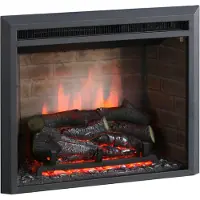 IN & OUT HOUSE GmbH Camino elettrico da incasso BALDERIA Calida 23 – Potenza termica fino a 2000 W, nero