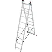 Krause Corda VielzweckLeiter Aluminium 3 x 9 Sprossen