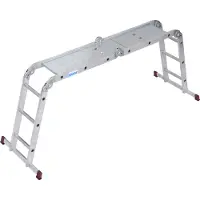 Krause Corda Gelenk-Universalleiter 4x3m Spr. inkl. Plattform-Set