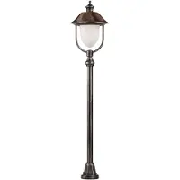 LCD Prodotto di seconda scelta Lampada da giardino Peggy rame nero argento alluminio rame