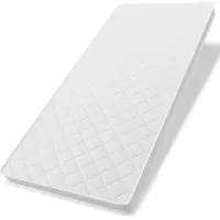 ELONEO Coprimaterasso in schiuma comfort ELONEO 90x190cm, altezza 6 cm, coprimaterasso traspirante, coprimaterasso per letto e letto a molle