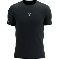 Compressport - T-shirt da trail/running - Trail Racing SS Tshirt M Black per Uomo in Pelle - Taglia L - Nero