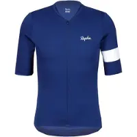 Rapha Core Jersey Maglietta da ciclismo Uomo (L, blu)
