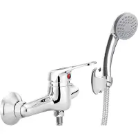Deante Wall-mounted shower faucet with shower set